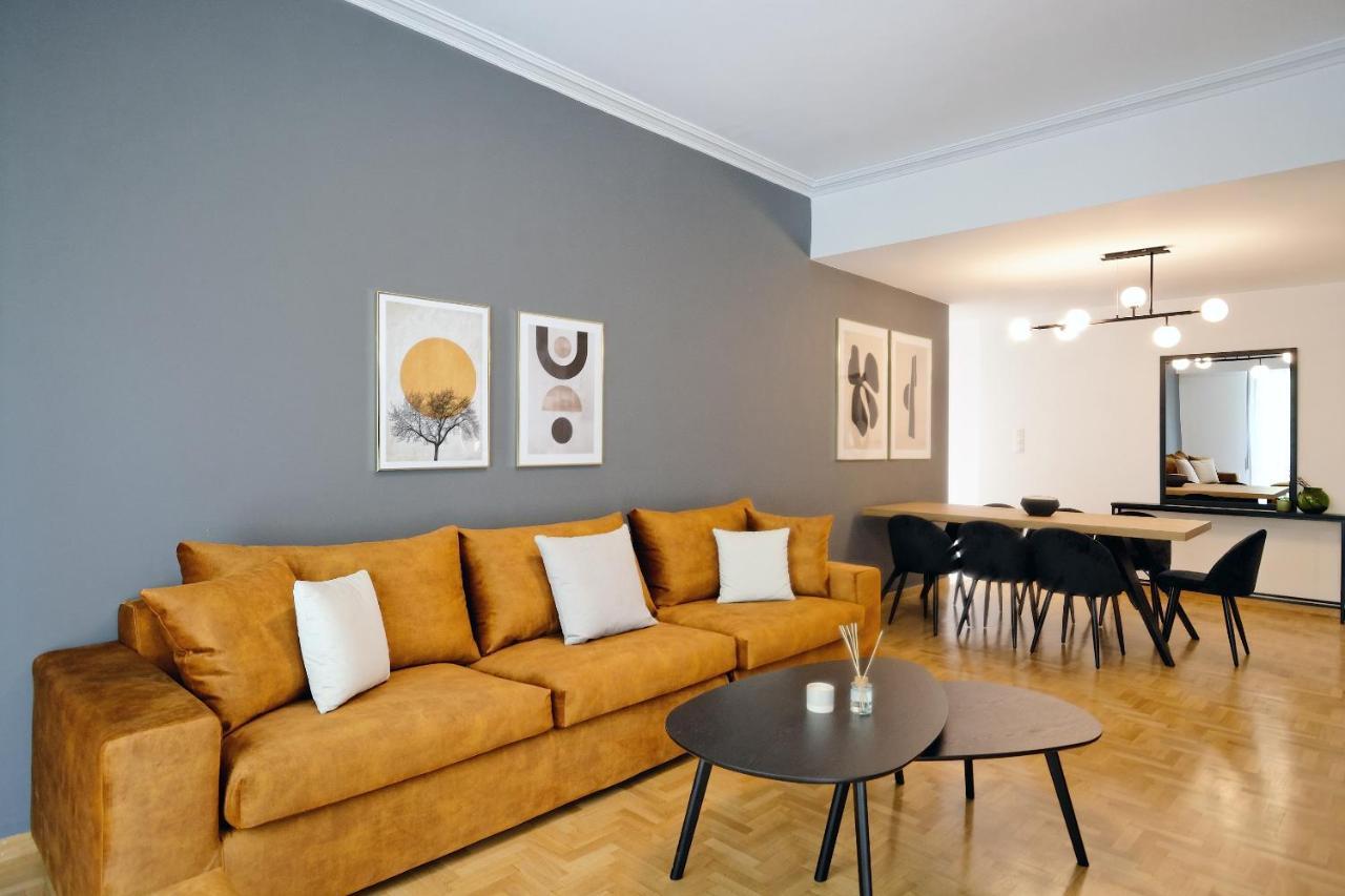 Elegant Big Apartment In Athens Center With Balcony Εξωτερικό φωτογραφία