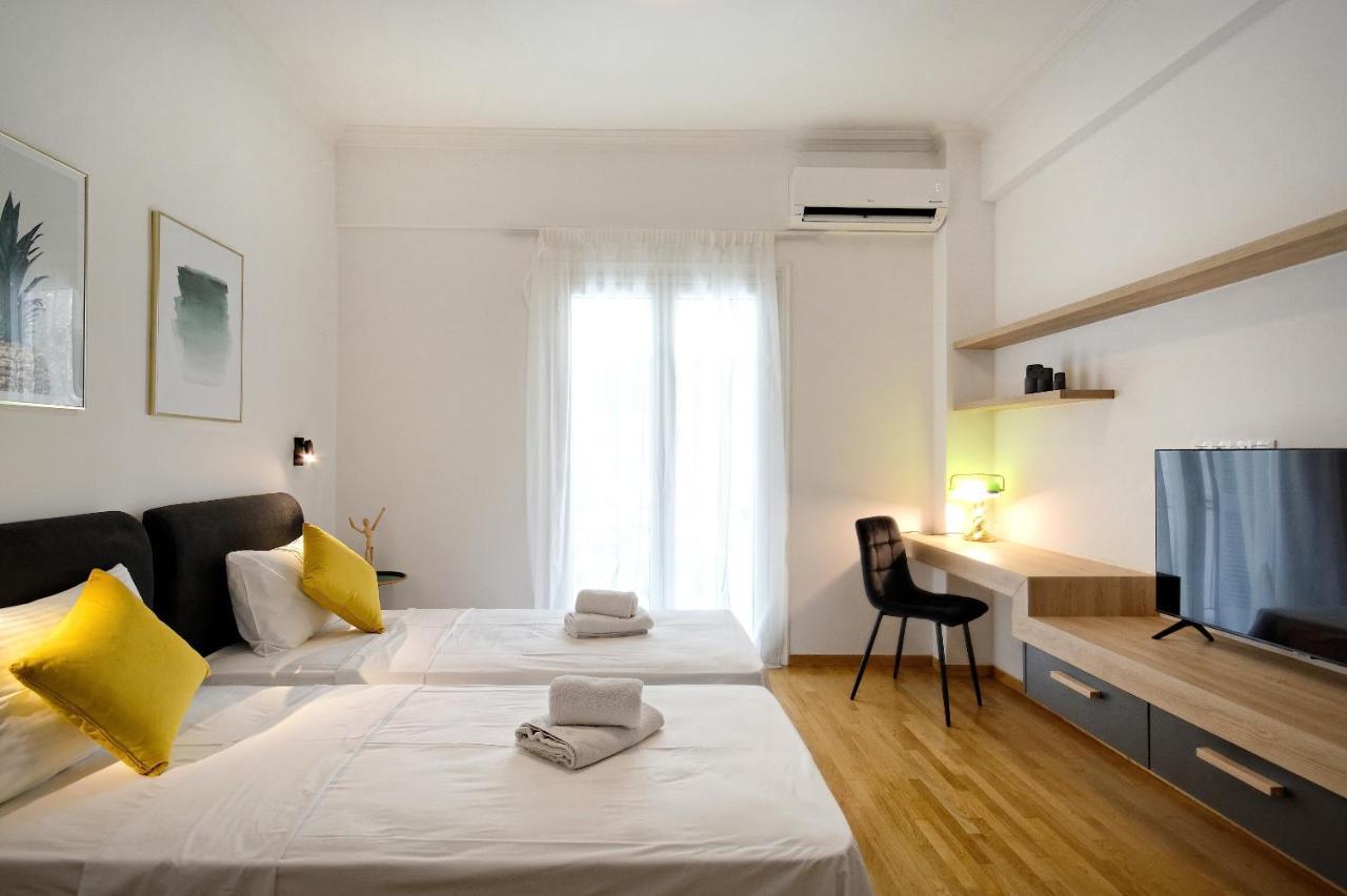 Elegant Big Apartment In Athens Center With Balcony Εξωτερικό φωτογραφία